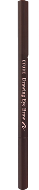ETUDE 素描高手造型眉筆 0.25g, 01 深棕色 Dark Brown, 1支