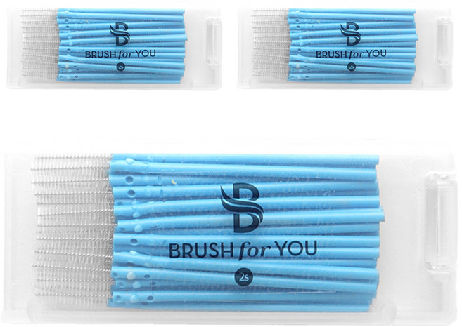 브러쉬포유 I형 치간칫솔 2s 0.9 50p+케이스, 0.9mm, 50개입, 3세트