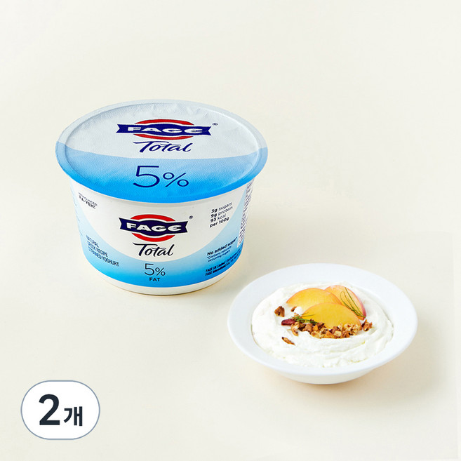 파예 그릭 요거트 플레인, 450g, 2개