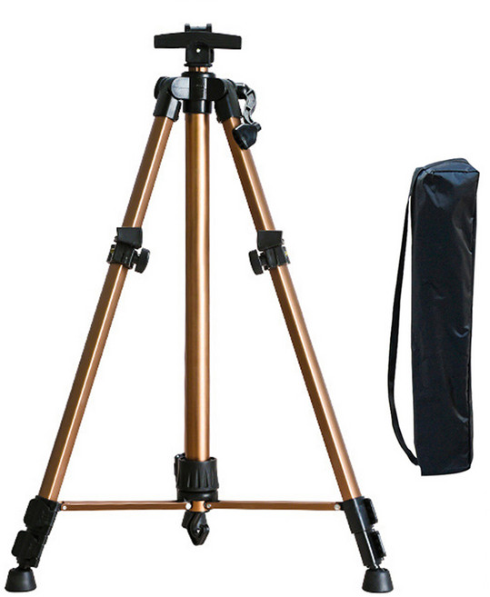 세븐집 휴대용 알루미늄 접이식 이젤 샴페인