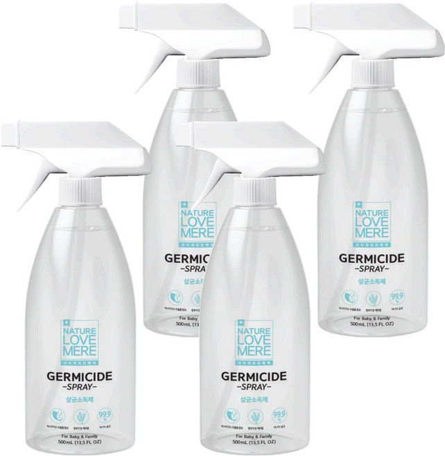 네이쳐러브메레 살균소독제, 500ml, 4개