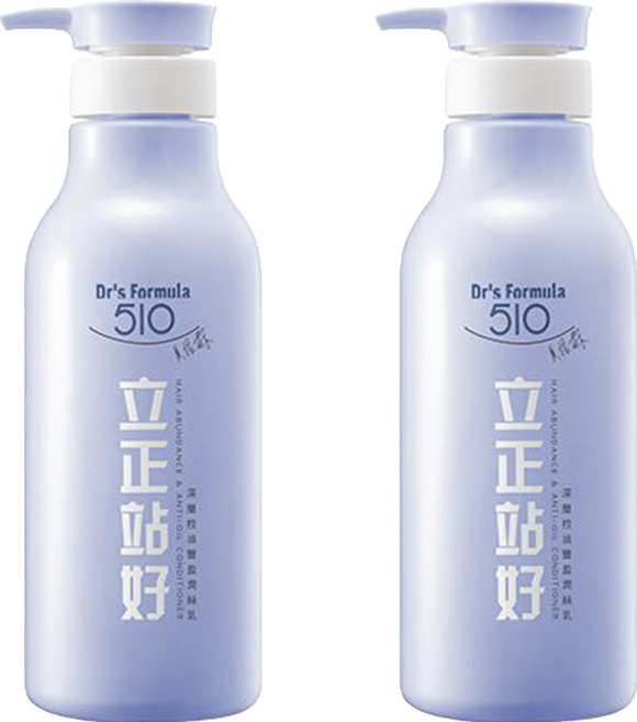 台塑生醫 Dr's Formula 立正站好潤絲乳 深層控油豐盈, 550g, 2瓶