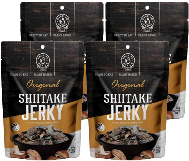 디제이앤에이 표고버섯 저키 오리지널, 60g, 4개