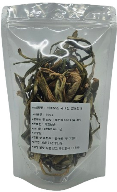 약초보은 건토란대, 100g, 1개