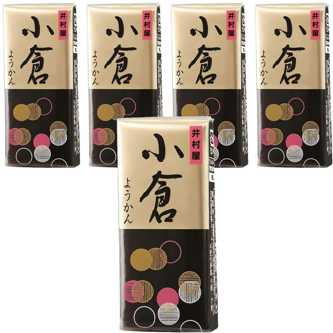 imuraya 井村屋 小羊羹 小倉, 5個, 58g
