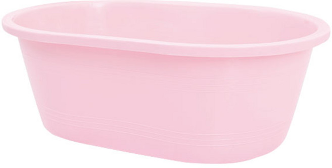 그린센스 마카롱 반신욕조 중형, 핑크, 1개