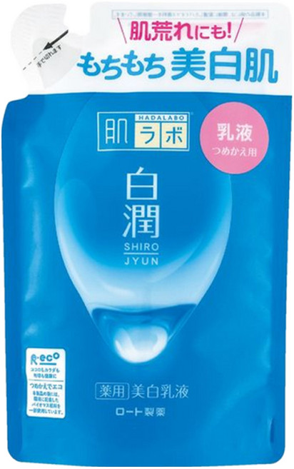 HADALABO 肌研 白潤乳液 補充包, 140ml, 1包
