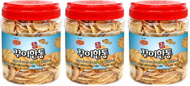 머거본 꾸이한통 어포, 150g, 3개