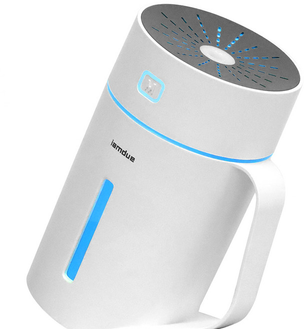 아이엠듀 무선 미니 컵 가습기, HCH1, 화이트