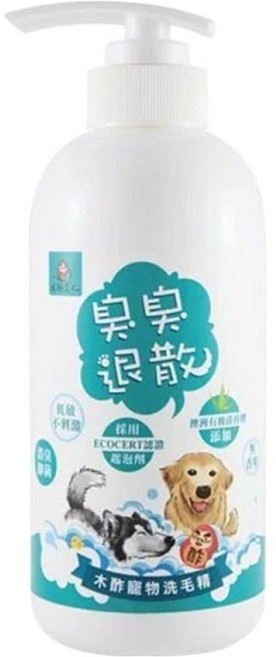DAWOKO 木酢達人 寵物洗毛精, 490g, 1瓶