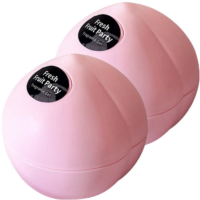 bebehome 車用趣味水果香氛, 桃子, 2個