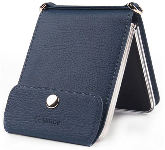 EDITOR ISK 히든 슬림 포켓 스트랩 휴대폰 케이스 + 내부 투명 스티커 2p 세트