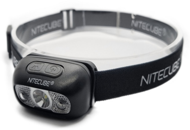 나이트큐브 USB 충전식 CREE LED 헤드랜턴 NH-03, 블랙, 1개