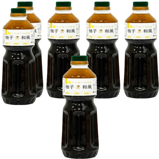藻作坊 日式柚子和風醬, 6瓶, 600ml