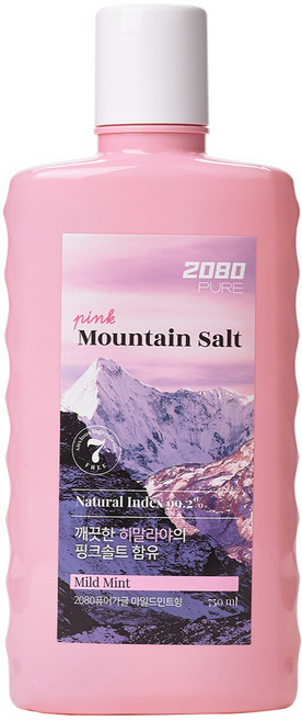 2080 퓨어 핑크솔트 가글, 750ml, 1개