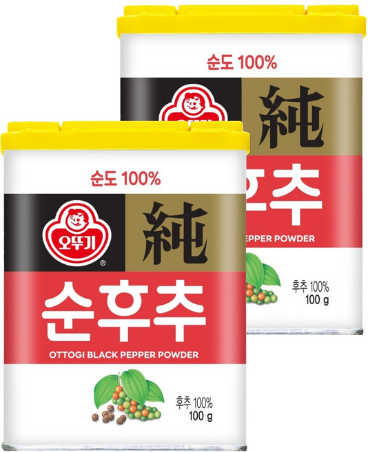 오뚜기 순후추, 100g, 2개