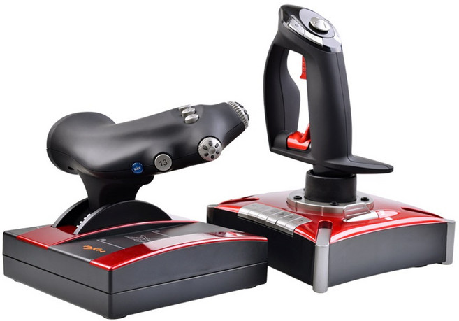 피엑스엔 조이트론 플라이트 스틱 PC 비행 조이스틱, 1개, JTPC-206