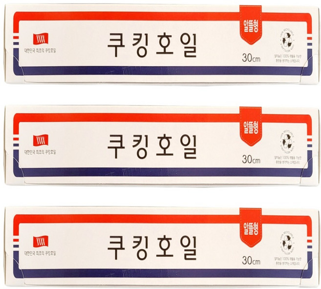 삼아삭스호일 알뜰형 쿠킹호일, 13m, 3개