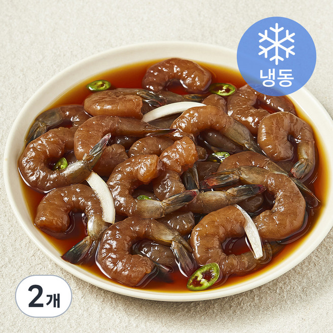 바다백미 간장 깐새우장, 1kg, 2개