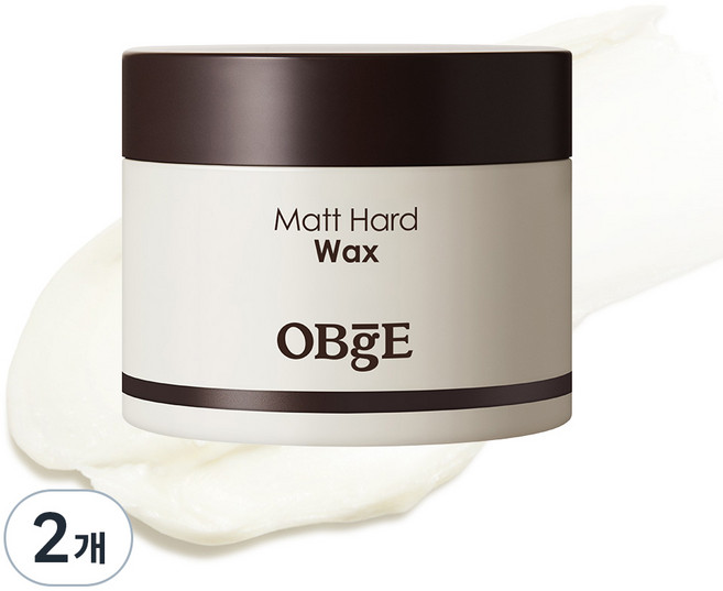 OBge 퍼퓸 매트 하드 헤어왁스, 120g, 2개