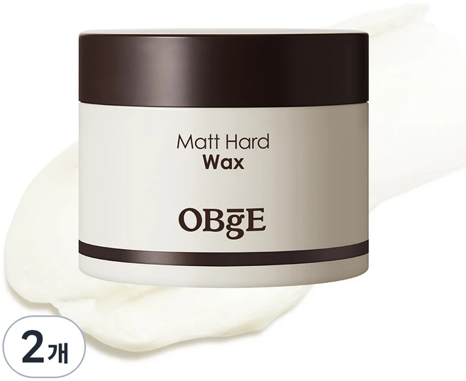 OBge 퍼퓸 매트 하드 헤어왁스, 120g, 2개 - 쿠팡