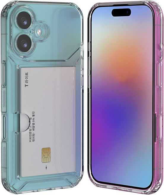 굿밸류 클린핏 카메라보호 2장 카드 휴대폰 케이스