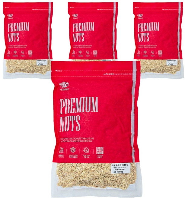 다다모마켓 볶음 땅콩 16분태, 1kg, 4개