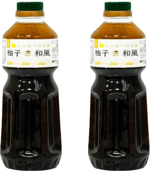 藻作坊 日式柚子和風醬, 2瓶, 600ml