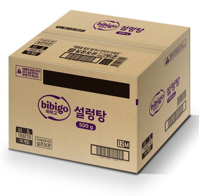 비비고 설렁탕, 500g, 18개
