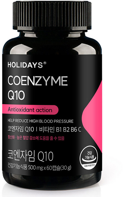 HOLIDAYS 輔酶Q10膠囊 500mg, 60顆, 1個