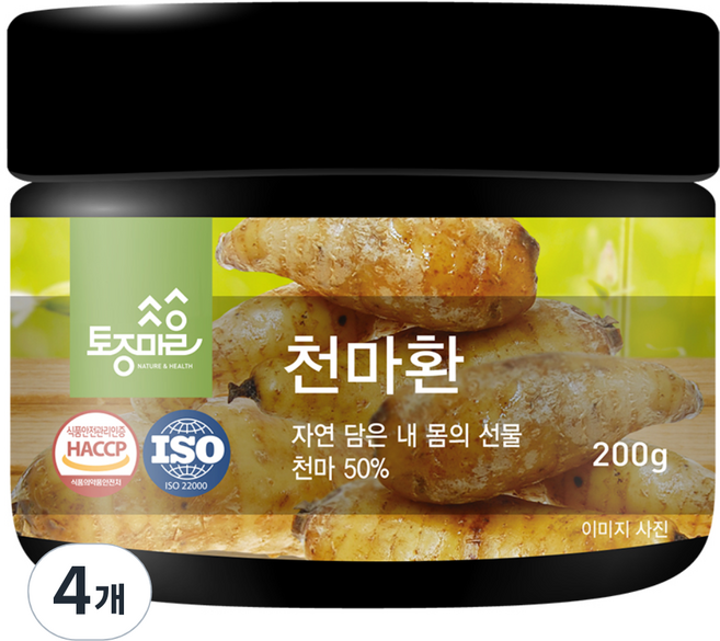 토종마을 HACCP 인증 천마환, 4개, 200g