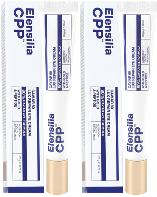 엘렌실라 CPP 캐비어 80 럭스 리페어 아이크림, 20g, 2개
