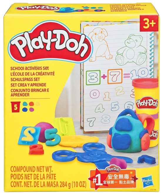 Hasbro 孩之寶 Play-Doh 培樂多 學校活動黏土組, 多色, 284g, 1盒