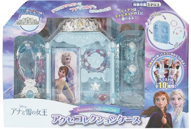 Disney 迪士尼 冰雪奇緣珠寶飾品收納櫃禮盒, 多色, 1盒