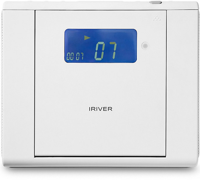 아이리버 블루투스 IN 앤 OUT FM라디오 스피커 미니 오디오 CD플레이어, white, IAB30