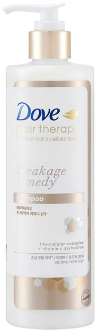 Dove 多芬 Hair Therapy 受損髮護理洗髮精 綠木質地香 380ml, 1瓶