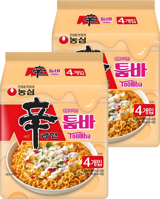신라면 툼바 137g, 8개