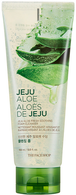 더페이스샵 신선한 제주 알로에 수딩 클렌징 폼, 150ml, 1개