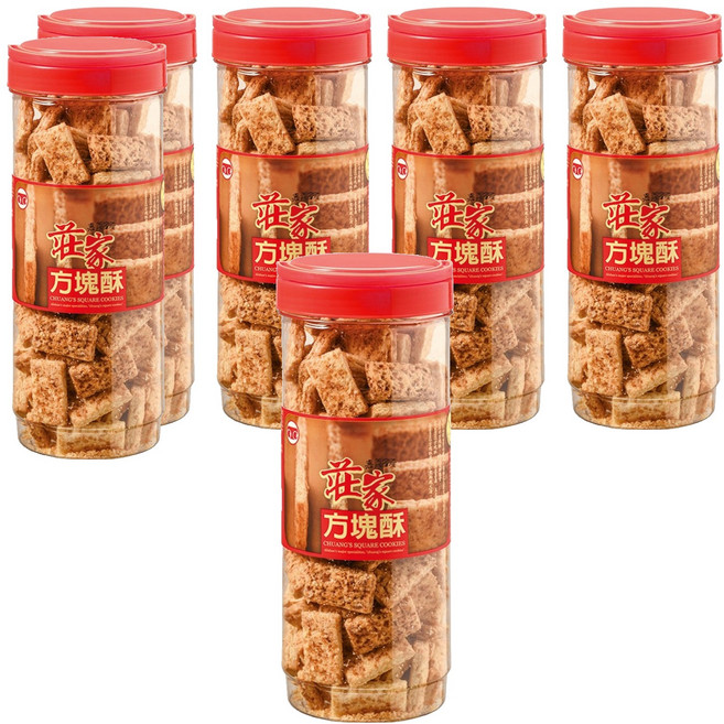 莊家 全麥方塊酥, 430g, 6罐