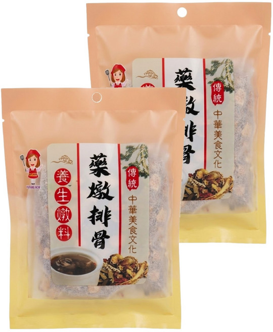 旺來旺 藥燉排骨, 100g, 2袋