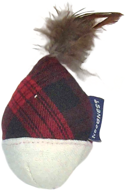 PET PARADISE 寵物天堂 毽子 帶貓薄荷 紅色 玩具 尺寸7*5cm, 1個