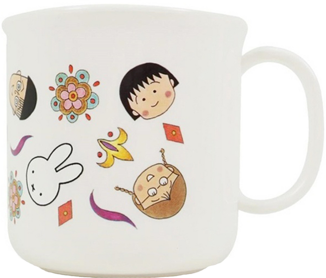 miffy 米飛 塑膠抗菌水杯, 小丸子 MIFFY 白色, 200ml, 1個