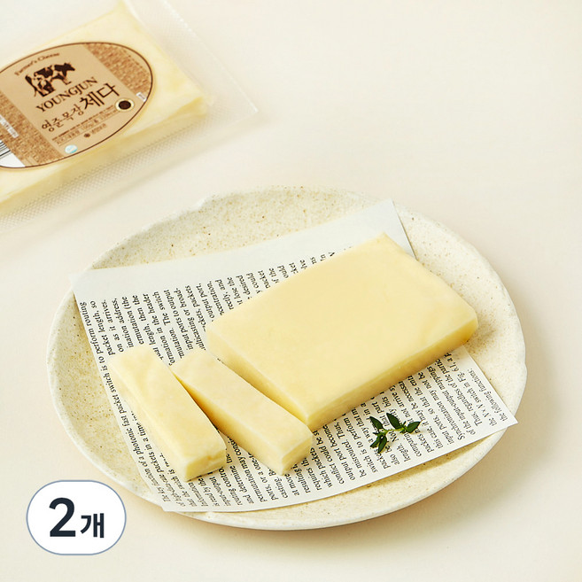 영준목장 수제 체다 치즈, 100g, 1개입, 2개