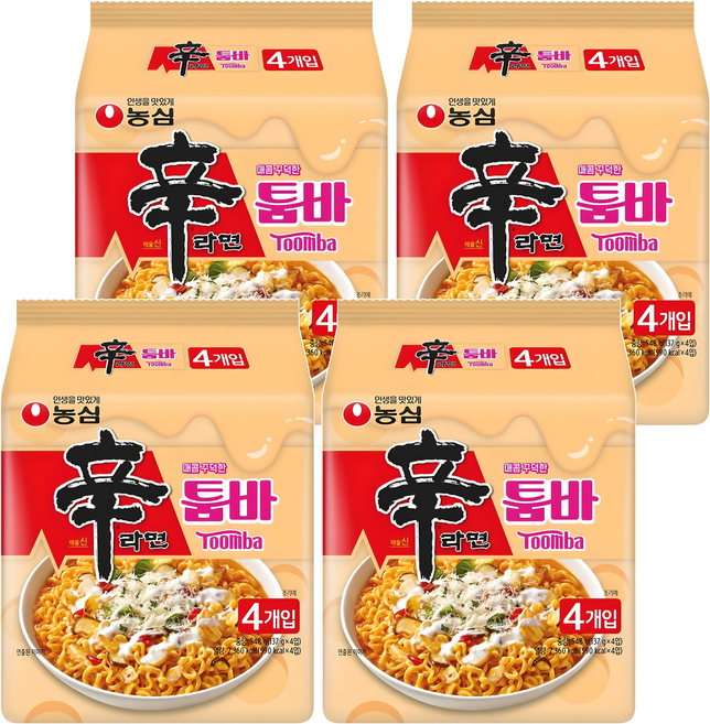 신라면 툼바 137g, 16개