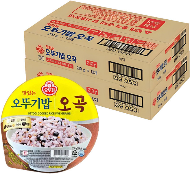 오뚜기 오곡밥, 210g, 24개
