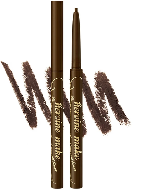 히로인메이크 롱 스테이 스무스 젤 펜슬 라이너 0.1g, 다크브라운, 1개 - 쿠팡