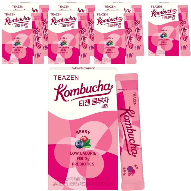 티젠 콤부차 베리, 5g, 10개입, 8개