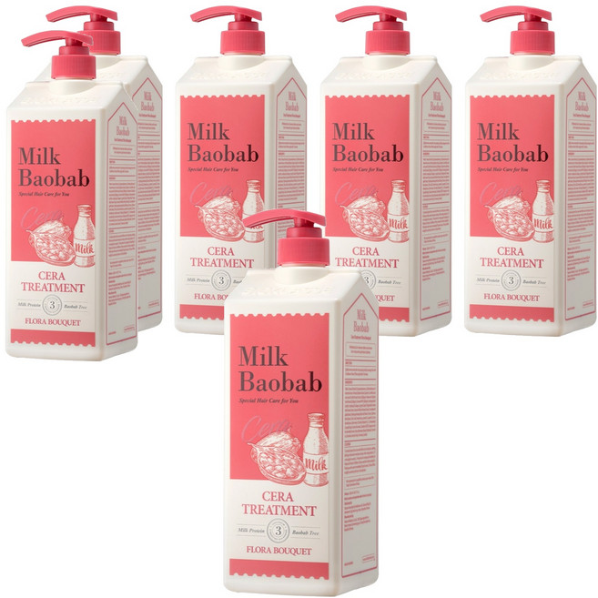 밀크바오밥 세라 트리트먼트 플로라부케, 1.2L, 6개