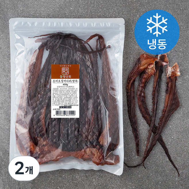 동명상회 망족 오징어다리 (냉동), 450g, 2개