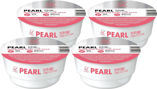韓國 LINDSAY 珍珠軟膜粉, 1入, 4個